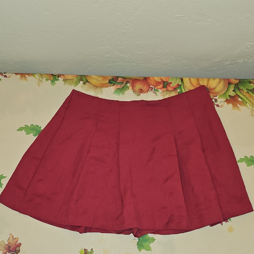 A New Day Burgundy Skirt Sz 8, 10 & 17